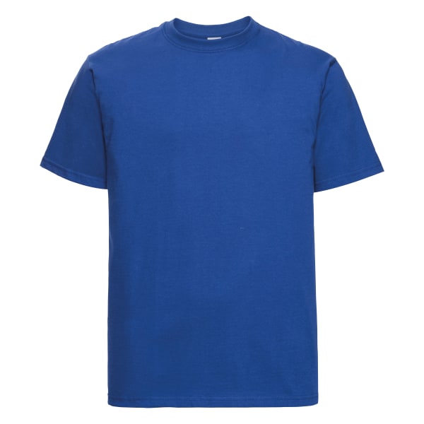 Russell Europe Classic Heavyweight Ringspun T-shirt med kort ärm för män Bright Royal XL