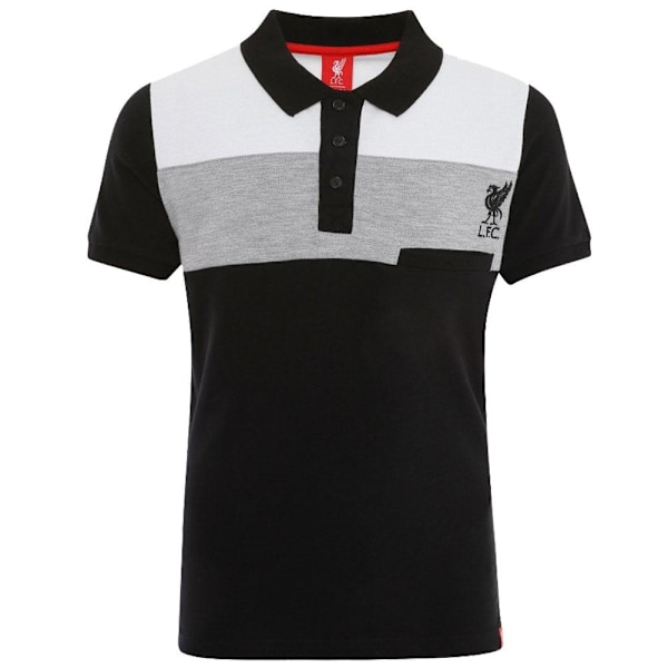 Liverpool FC Barn/Barn Färgblock Polotröja 5-6 År B Black/Grey/White 5-6 Years