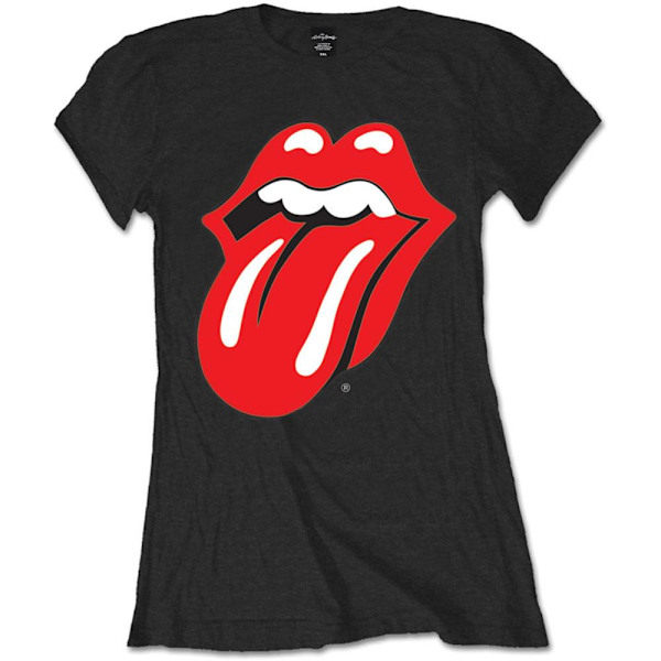 The Rolling Stones Dam/Damer Classic Tongue T-Shirt M Svart Black M