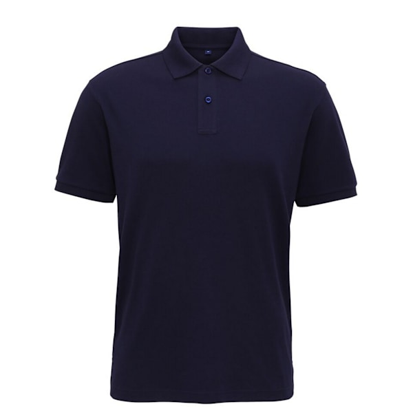 Asquith & Fox Herr Super Smooth Knit Polo Shirt S Marinblå Navy S