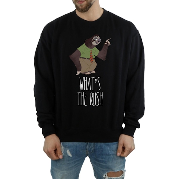 Disney Herr Zootropolis What´s The Rush Sweatshirt S Svart Black S