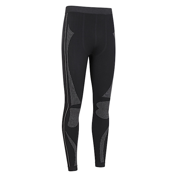 Mountain Warehouse Mens Quiver II Seamless Base Layer Bottoms X Black XS-S