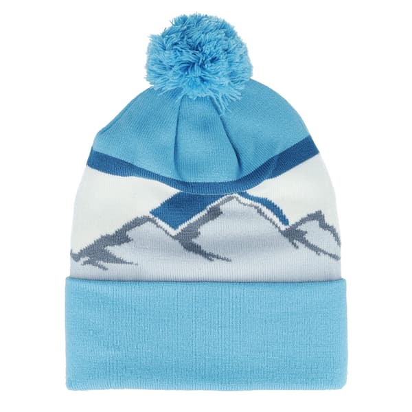 Beechfield Mountain Pom Pom Beanie One Size Glacier Glacier One Size