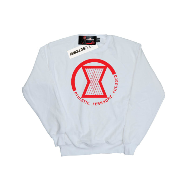 Marvel Mens Black Widow Movie Athletic Logo Sweatshirt 4XL Whit White 4XL