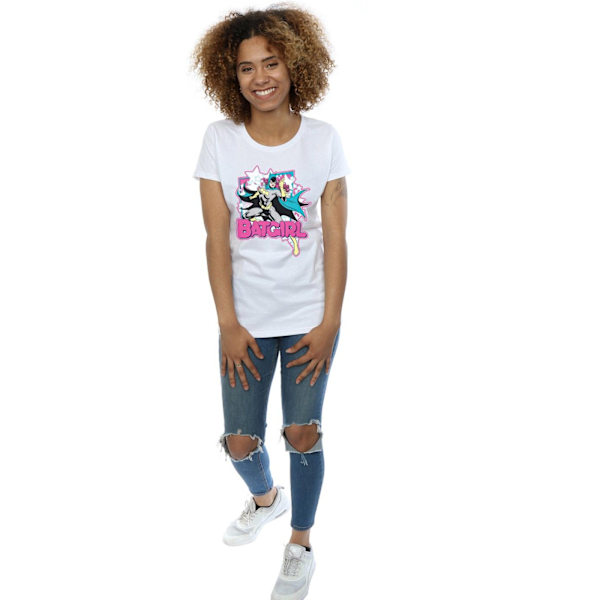 DC Comics Dam/Kvinnor Batgirl Leap Bomull T-shirt L Vit White L