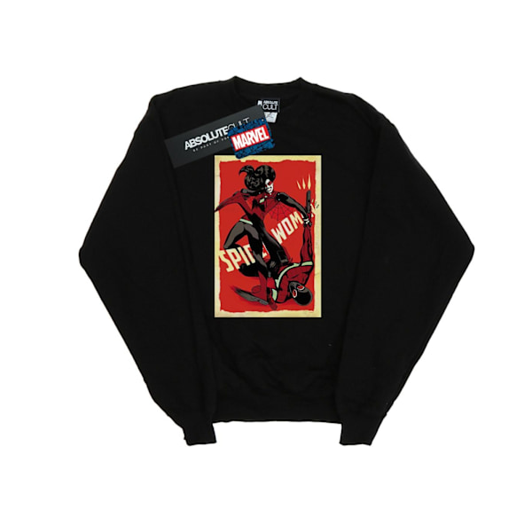 Marvel Herr Spider-Woman Fight Sweatshirt M Svart Black M