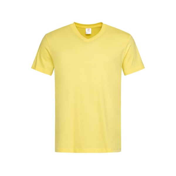 Stedman Classic V-halsad T-shirt L Gul Yellow L