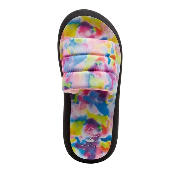 Rocket Dog Dam/Flickor Splash Loyal Tie Dye Tofflor 7 UK Rosa Pink/Multicoloured 7 UK