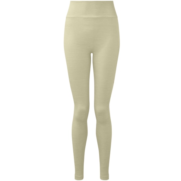 TriDri Dam/Damer Melange Sculpted Seamless 3D Leggings S Salvia Grön Sage Green S