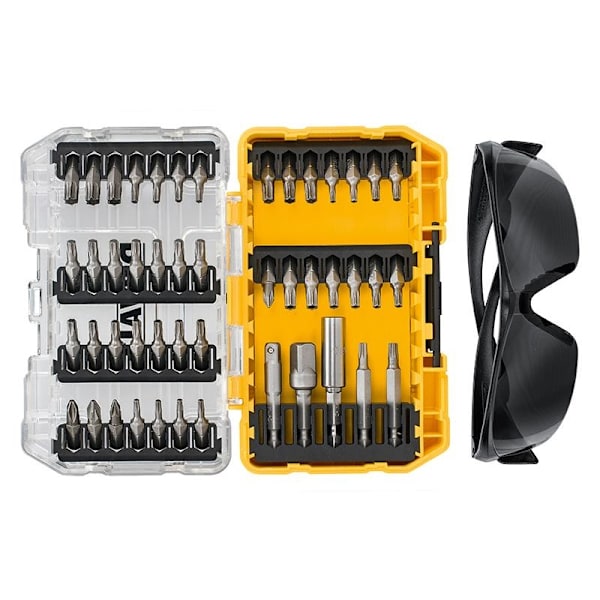 Dewalt Elverktyg Dt70704 Skruvdragarset, 47 Delar + Säkerhet Multi Colour One Size