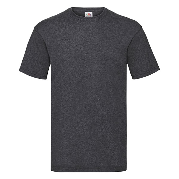 Fruit Of The Loom Mens Valueweight Kortärmad T-shirt L Mörk Dark Heather L