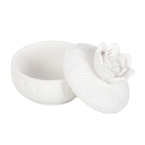 Something Different Lotus Smyckeskrin En Storlek Vit White One Size