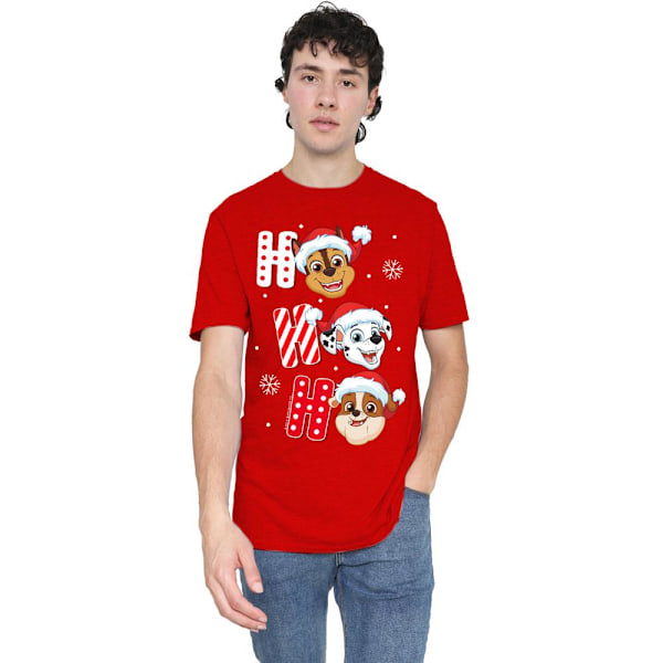 Paw Patrol Unisex Vuxen Tomteluva Jul T-Shirt M Röd Red M