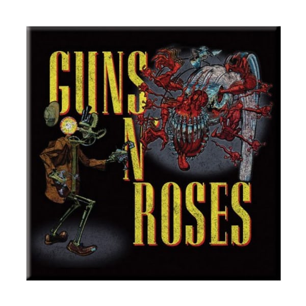 Guns N Roses Attack Kylskåpsmagnet One Size Svart/Gul Black/Yellow One Size