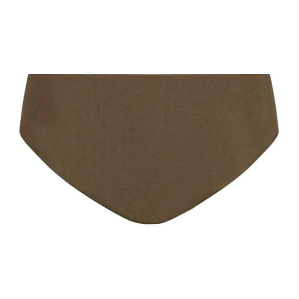 Commando Dam/Dam Klassiska Enfärgade Baddräktsbyxor M-L Mocka Mocha M-L