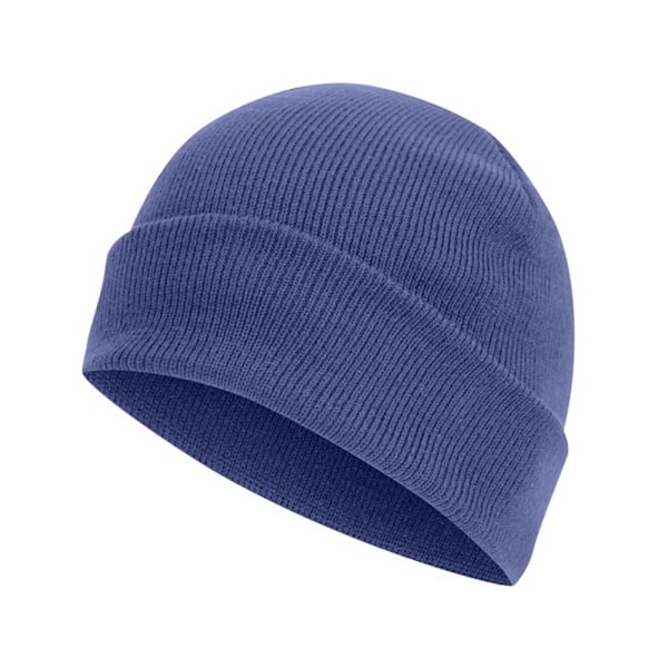 Absolute Apparel Stickad Uppvikbar Skidmössa One Size Royal Royal One Size