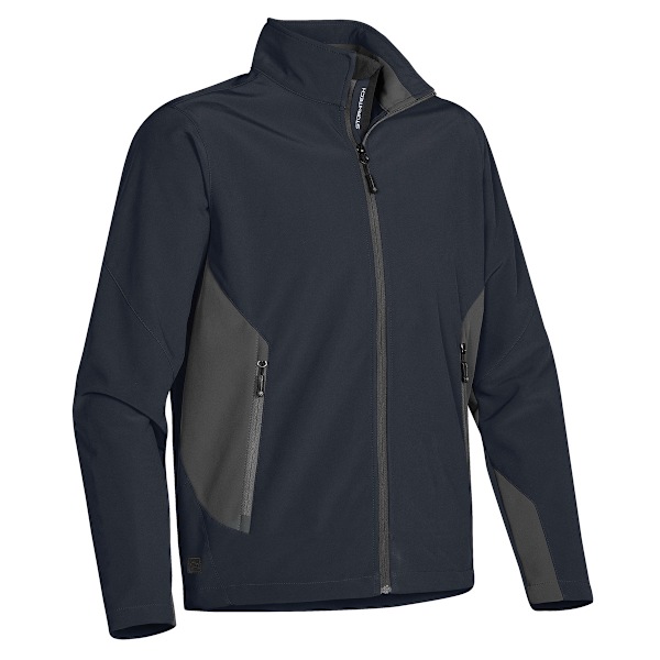 Stormtech Pulse Softshelljacka för män 2XL Marinblå/ Granit Navy/ Granite 2XL