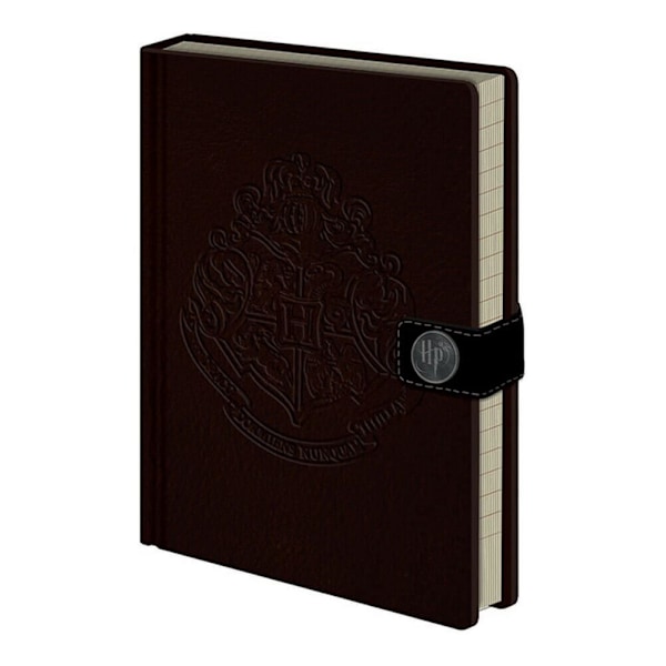 Harry Potter Premium Hogwarts Crest A5 Notebook One Size Brun/ Brown/White One Size