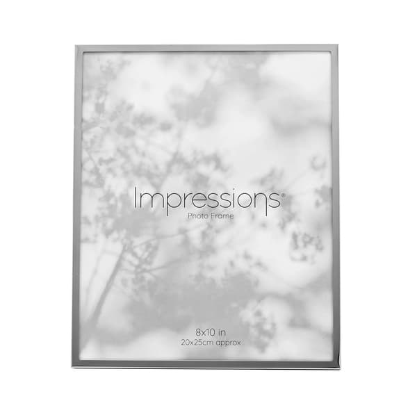 Widdop Impressions Metallfotoram En Storlek Silver Silver One Size