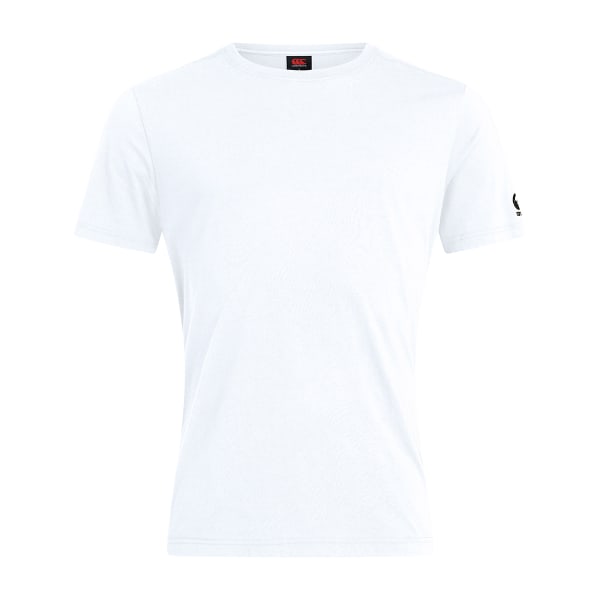 Canterbury Unisex Adult Club Vanlig T-shirt XXL Vit White XXL