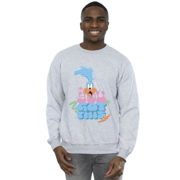 Looney Tunes Mens Roadrunner You Got This Sweatshirt L Sports G Sports Grey L