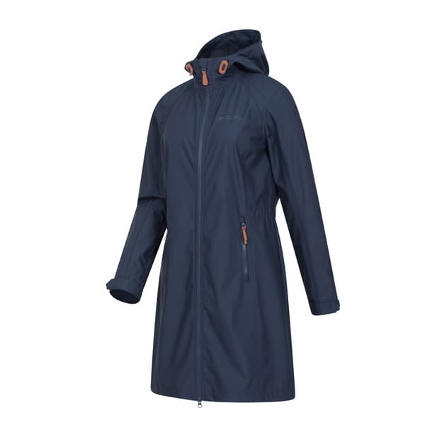 Mountain Warehouse Ioana Longline Softshelljacka för dam Navy 22 UK