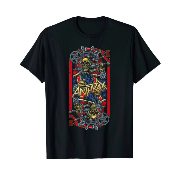 Anthrax Unisex Adult Evil King T-shirt S Svart Black S