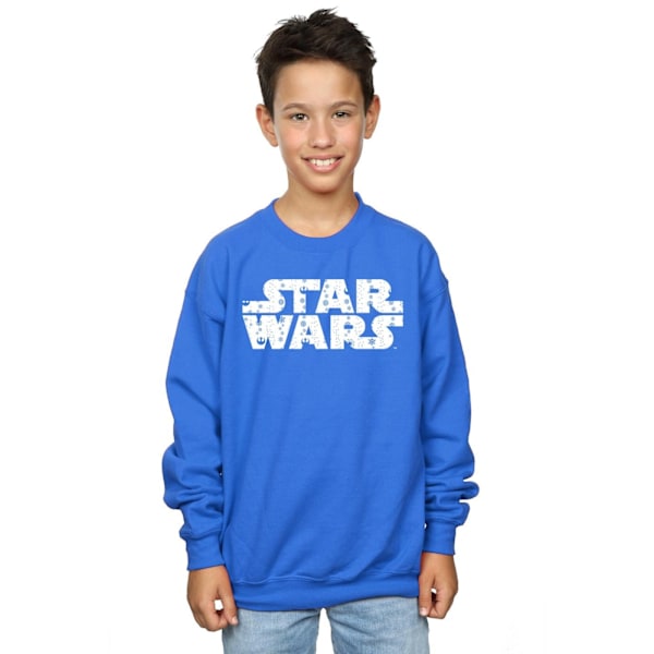Star Wars Jultröja med logotyp för pojkar 12-13 år, kungligt blå Royal Blue 12-13 Years
