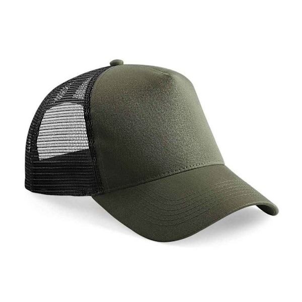 Beechfield Unisex Vuxen Snapback Trucker Cap En Storlek Oliv/Svart Olive/Black One Size