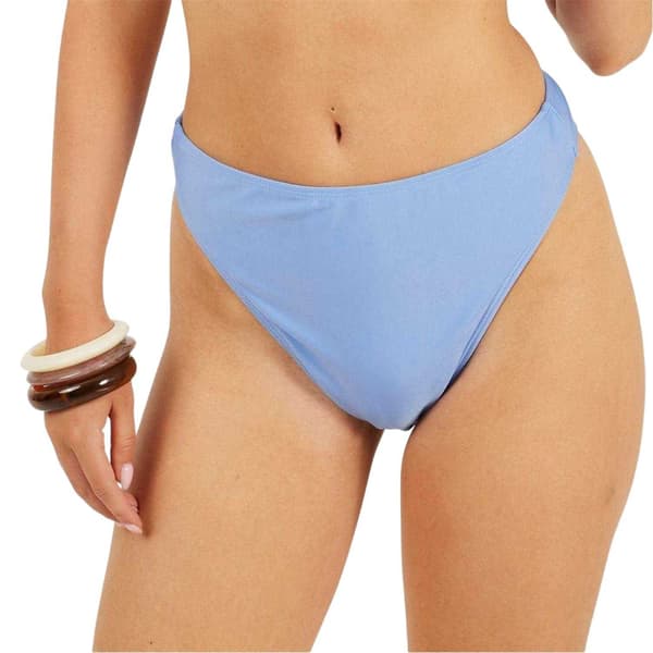 Brave Soul Bikiniunderdelar med hög midja för damer 8 UK Blå Blue 8 UK