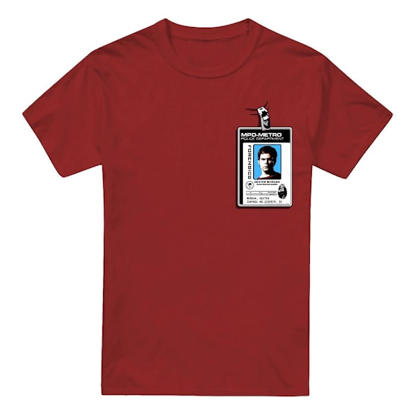 Dexter Herr Badge T-Shirt M Cardinal Cardinal M