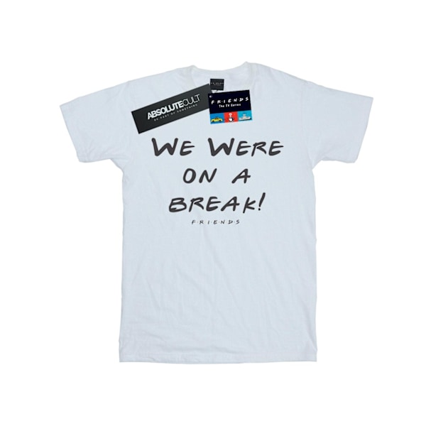 Friends Mens We Were On A Break Text T-Shirt 3XL Vit White 3XL