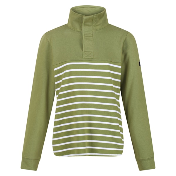 Regatta Dam/Dam Camiola II Stripe Fleece Top 10 UK Green Green Fields/White 10 UK