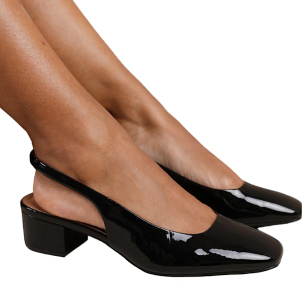 Where's That From Dam/Damer Michigan Lackläder Sling B Black 3 UK