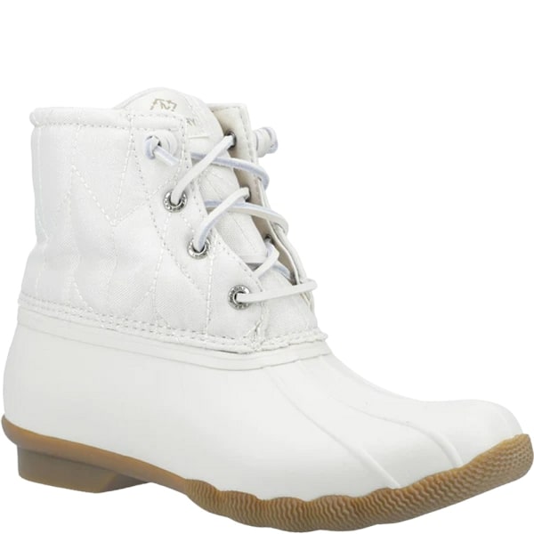 Sperry Womens/Ladies Saltwater Seacycled Nylon Boots 3 UK Elfenben Ivory 3 UK