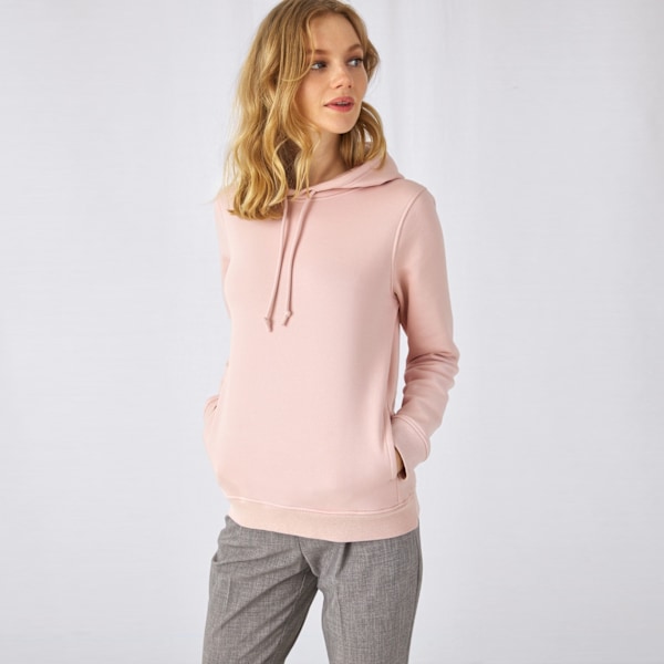 B&C Dam/Damer Organic Hoodie XL Soft Rose Soft Rose XL