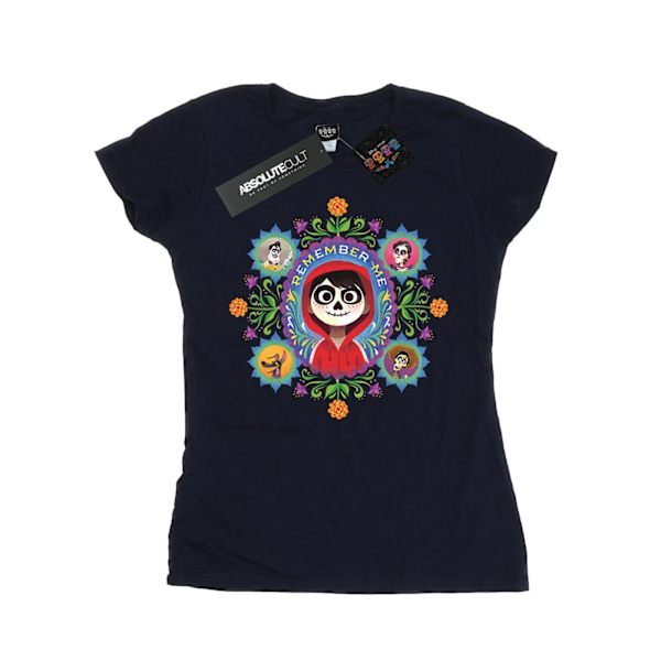 Disney Dam/Kvinnor Coco Remember Me Bomull T-shirt M Marinblå Navy Blue M