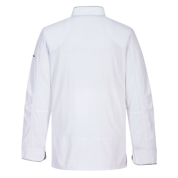 Portwest Herr Surrey Långärmad Kockjacka M Vit White M
