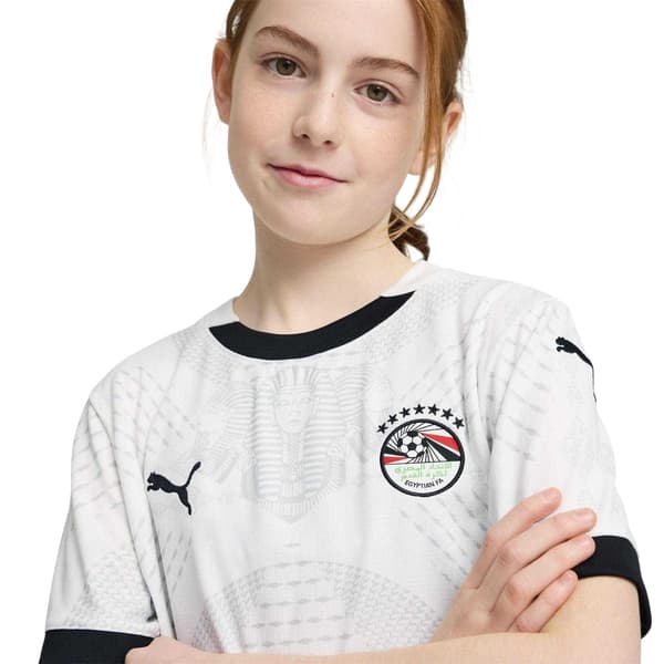 Puma Egyptisk bortatröja för barn 2025 11-12 år vit White 11-12 Years