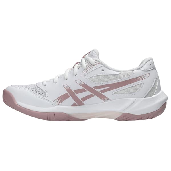 Asics Dam Rocket 12 Netball 8 UK Vit/Rosa White/Pink 8 UK