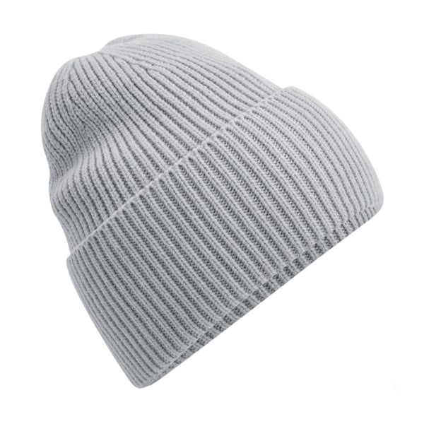 Beechfield Cuffed Oversized Beanie One Size Light Grey Light Grey One Size