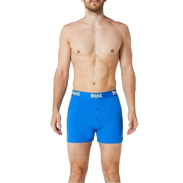 Lonsdale Boxershorts för män (2-pack) S Blå Blue S