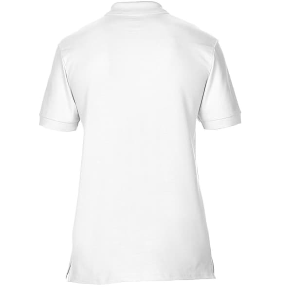 Gildan Premium Double Piqué Poloskjorta M Vit White M