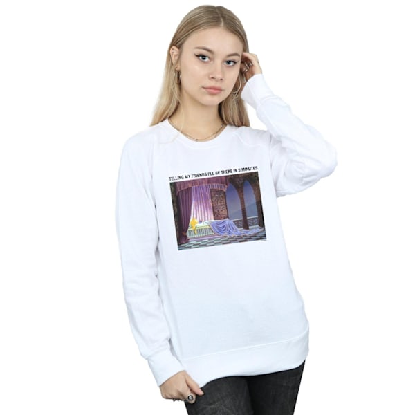 Disney Dam/Kvinnor Törnrosa Jag Kommer Om 5 Sweatshirt White M