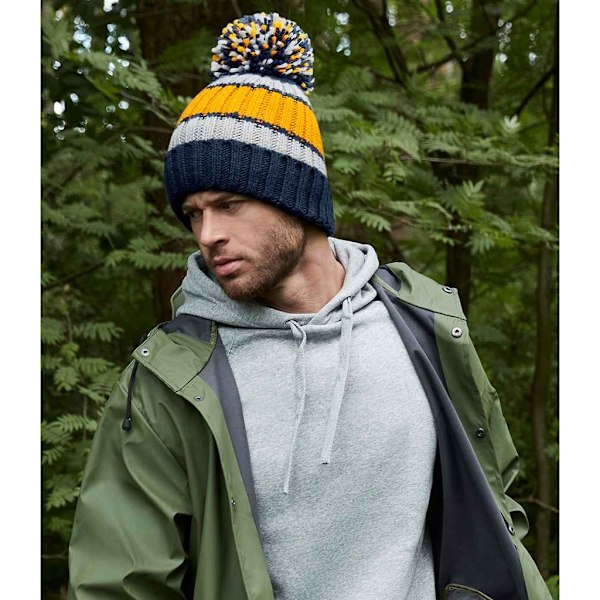 Beechfield Unisex Vuxen Hygge Randig Mössa One Size Dijon/Blå Dijon/Blue One Size