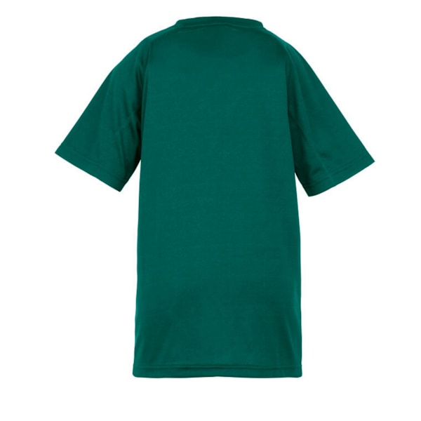 Spiro Impact Barn/Junior Performance Aircool T-shirt Bottle Green 7-8 Years