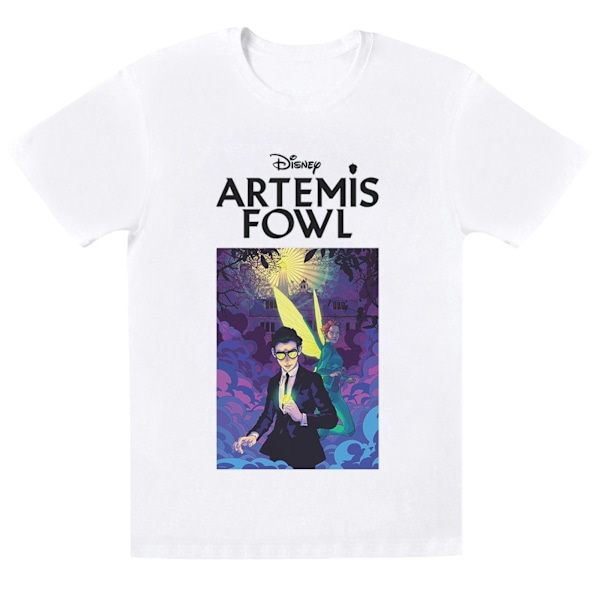 Disney Girls Artemis Fowl Bokomslag Bomull T-shirt 3-4 År W White 3-4 Years