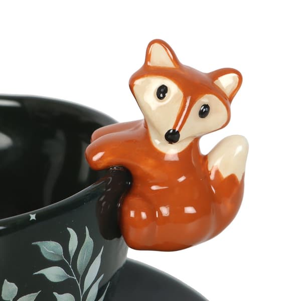 Something Different Forest Fox Teacup En Storlek Grön Green One Size