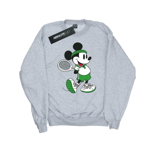 Disney Herr Mickey Mouse Tennis Sweatshirt XL Sports Grey Sports Grey XL