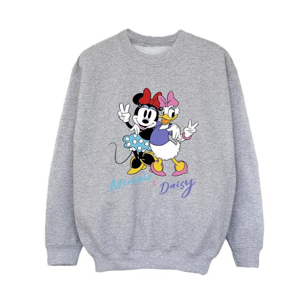 Disney Boys Minnie Mouse Och Daisy Sweatshirt 9-11 År Sport Sports Grey 9-11 Years
